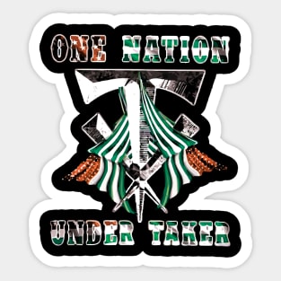 One nation   undertaker Sticker